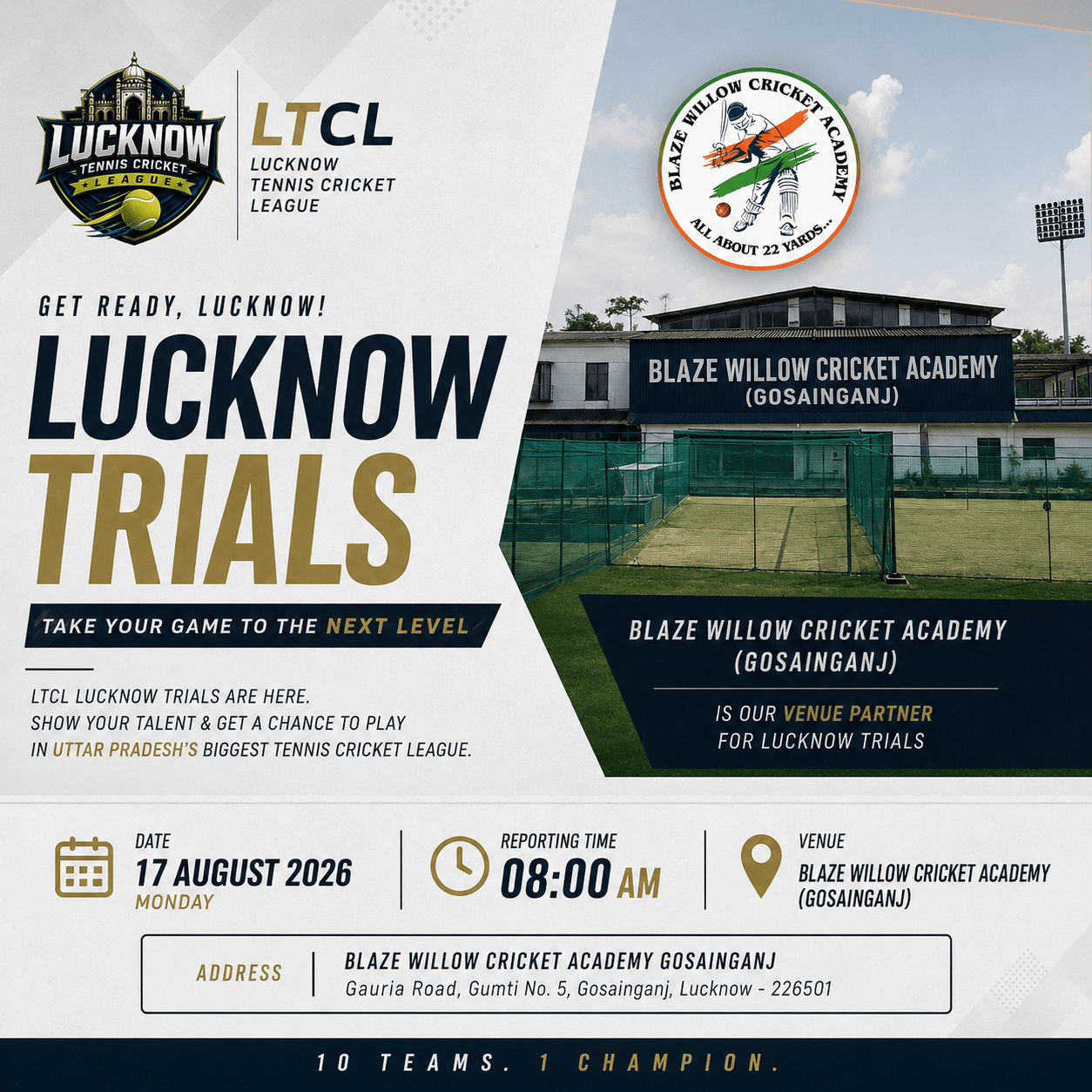 LTCL Phase 1 trials - host cities